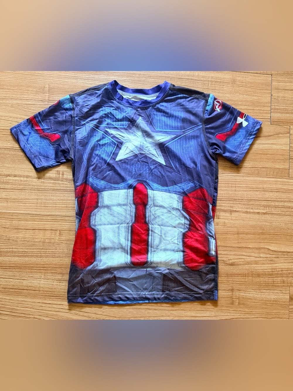 Under Armor Boys Captain America t shirt